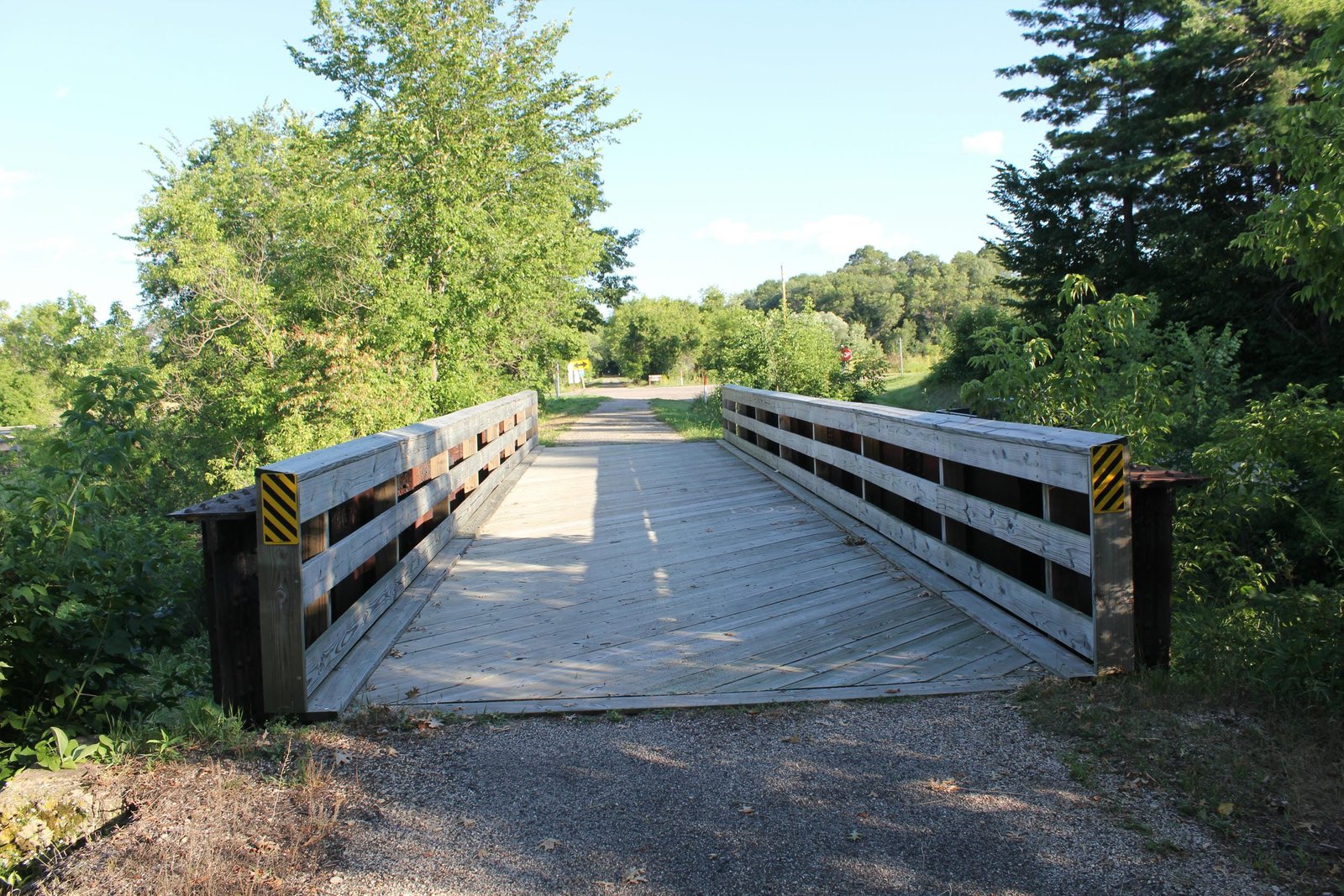 Looking south